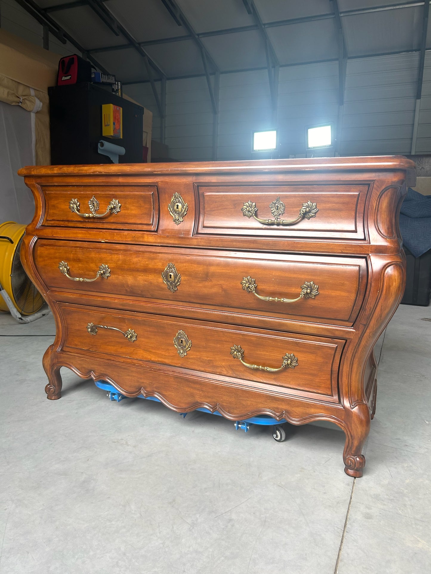 EJ Victors French Louis XV Style Bombay Commode Chest