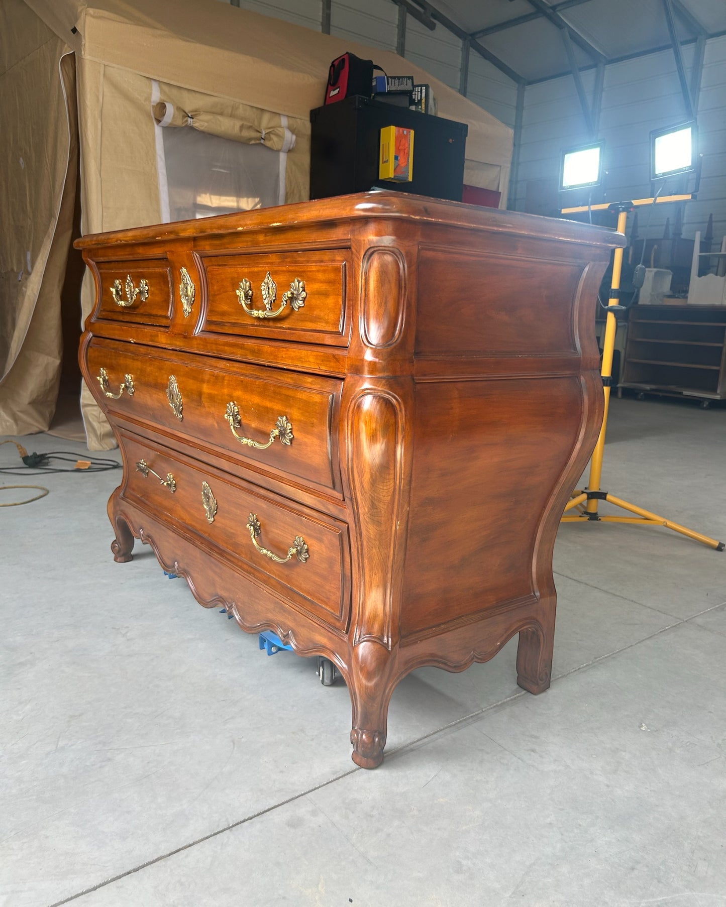EJ Victors French Louis XV Style Bombay Commode Chest