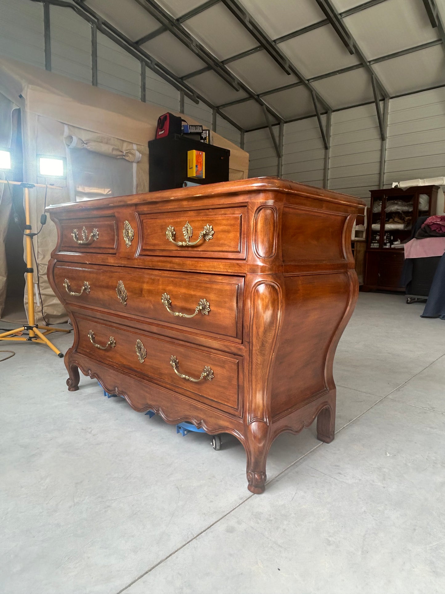 EJ Victors French Louis XV Style Bombay Commode Chest