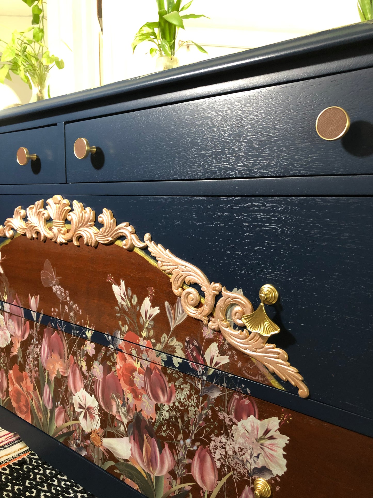 Antique 4 Drawer Dresser Chest