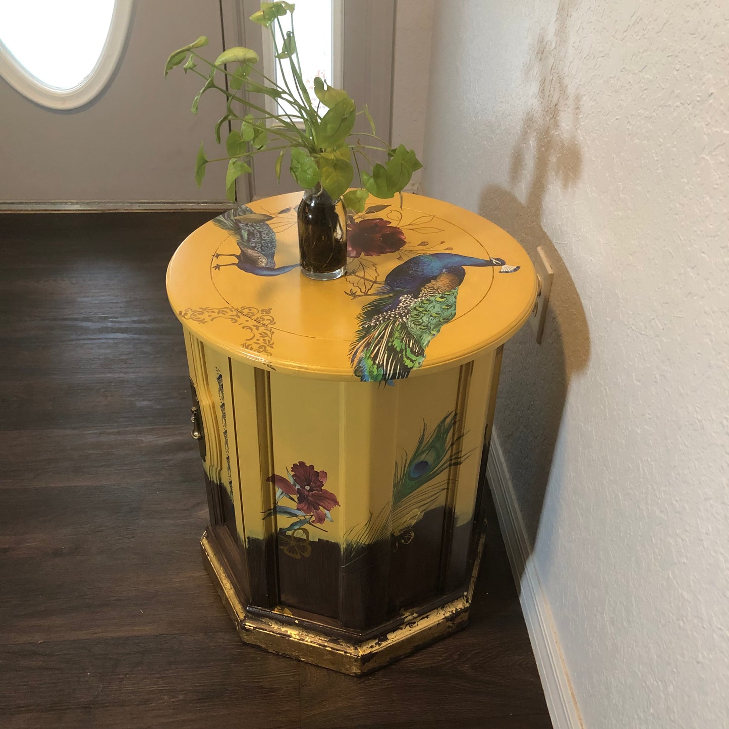 Bohemian Vintage Storage Side Table