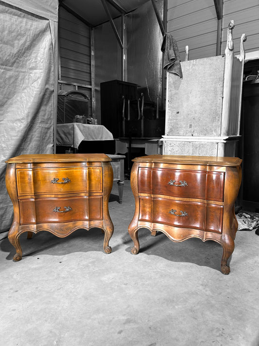 French Provincial Bombay Nighstands