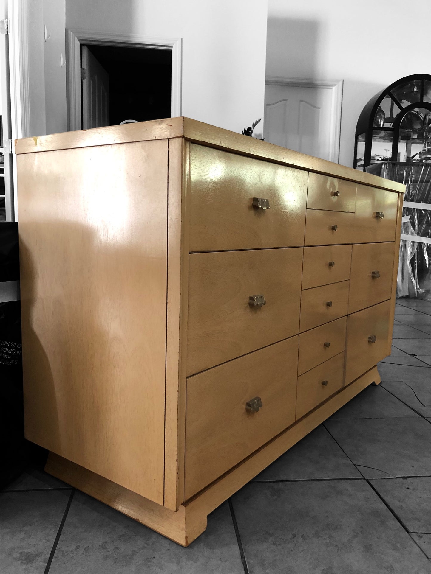 MCM Art Deco Dresser by United Furniture Corporation - Customizable