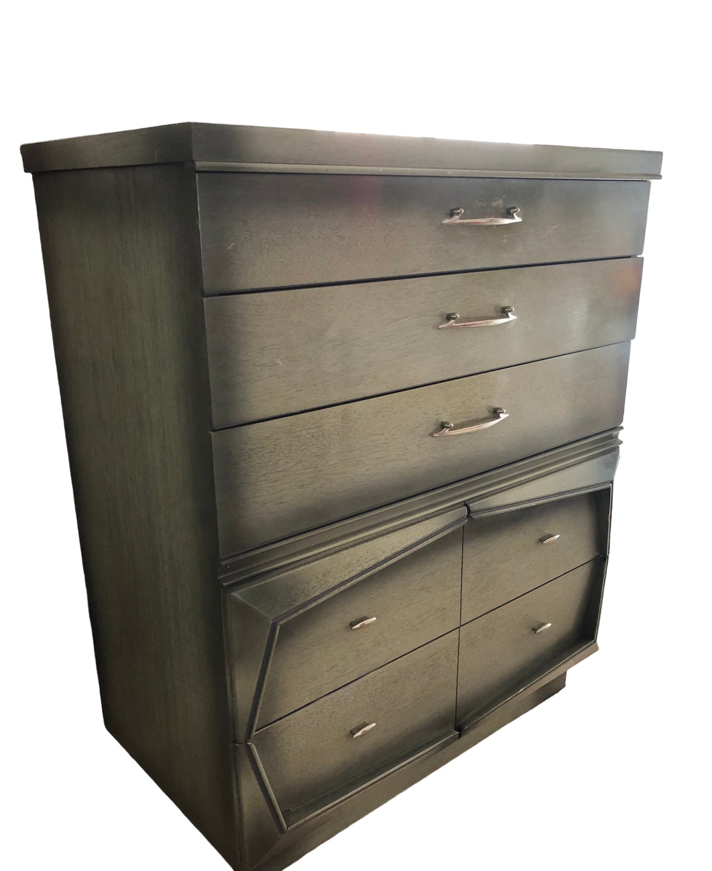 United Furniture MCM Tall Chest of Drawers