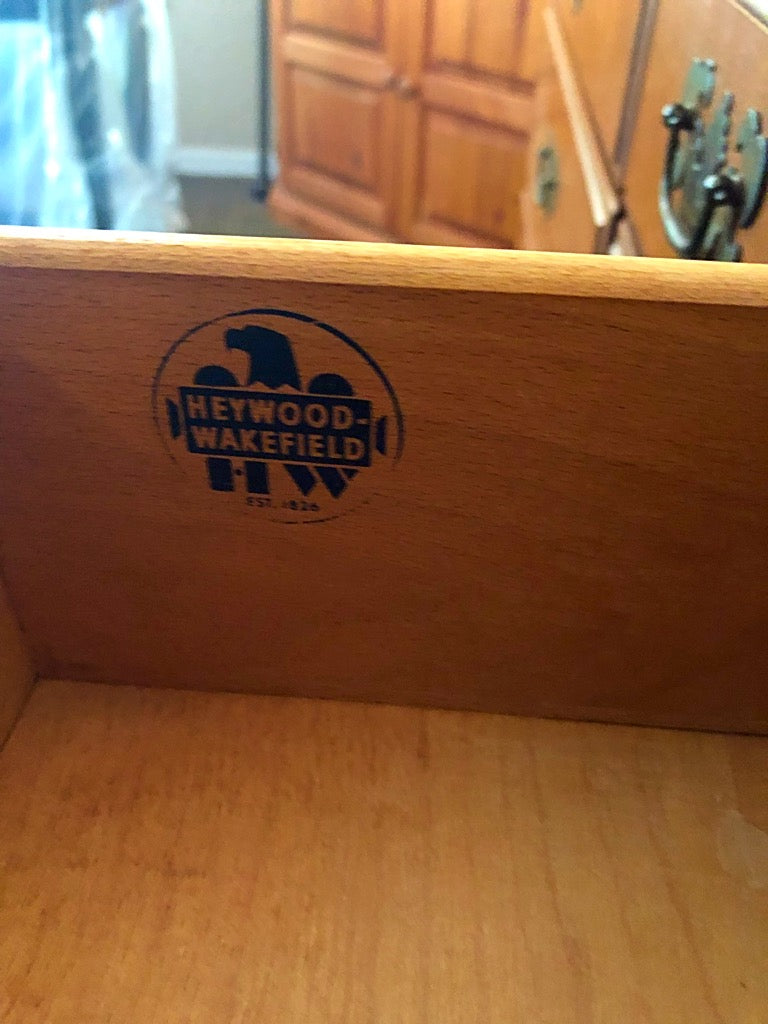 Heywood Wakefield Solid Maple Dresser - Customizable